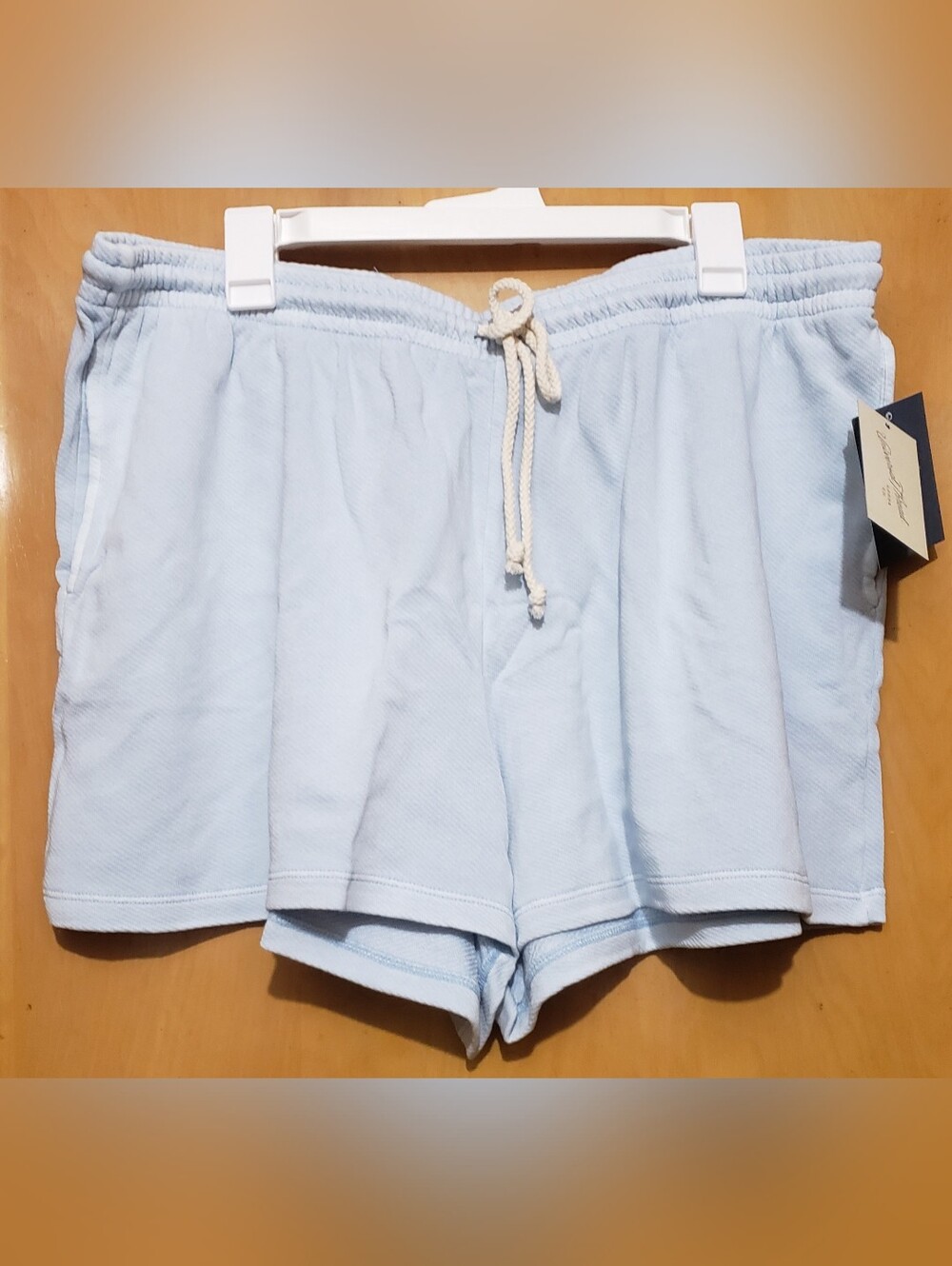 Universal Thread Light Blue Knit Drawstring Women's Shorts